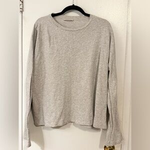 Zara Gray Long Sleeve Top